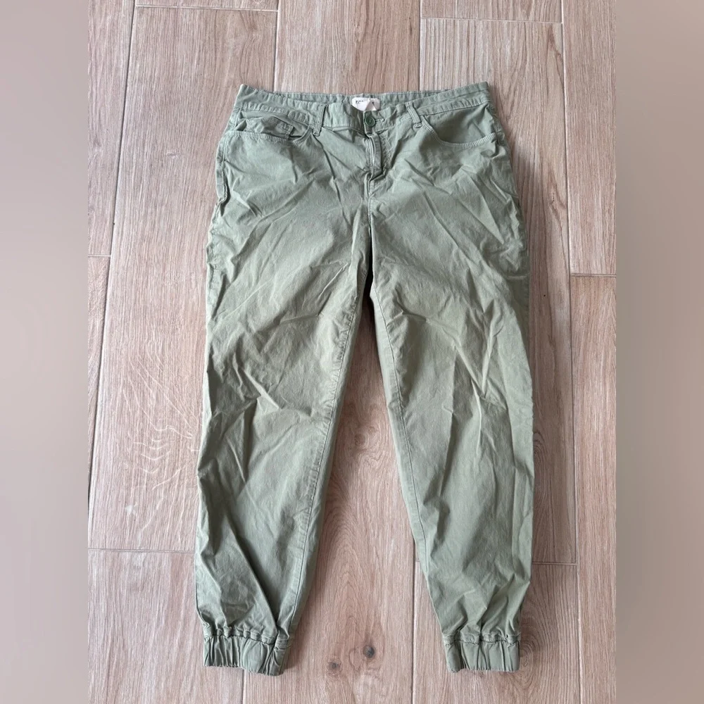L’AGENCE Mirabel Mid-Rise Flight Pants in Soft Army - Picture 4 of 6